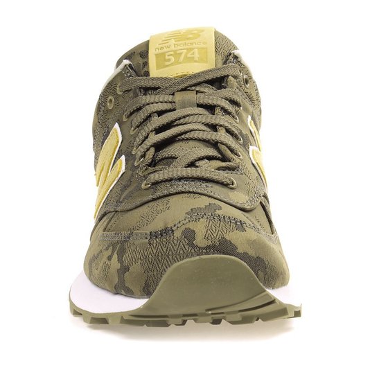 Tênis New Balance 574 Classics Tradicional Verde/Camuflado
