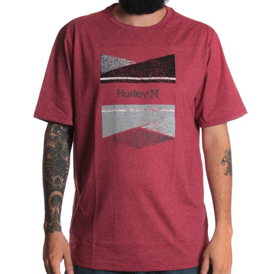 Camiseta Hurley New Order Vermelho Mescla