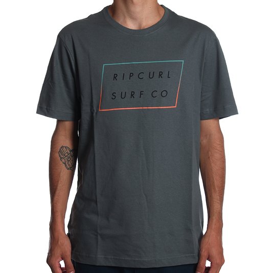 Camiseta Rip Curl Surf Box Chumbo