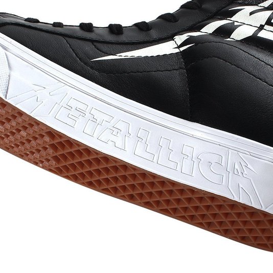 Tênis Vans Sk8-Hi Reissue Metallica Preto/Branco