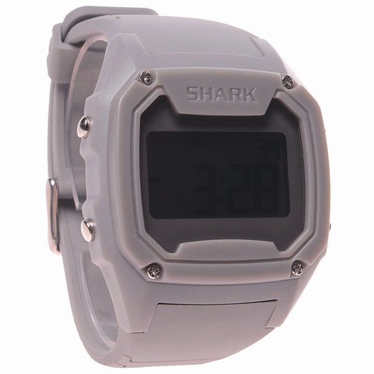 Relógio Killer Shark Digital Silicone LCD Cinza