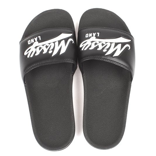Chinelo Qix Missy Script Preto