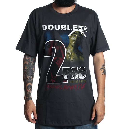 Camiseta Double-G Legends Tupac Chumbo