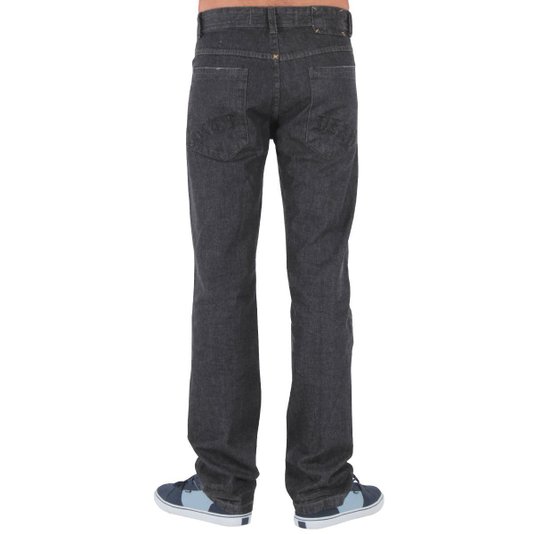 Calça Drop Dead Black Burn Preto