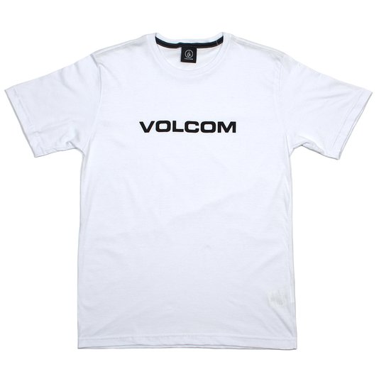 Camiseta Volcom Crisp Euro Infantil Branco