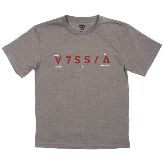 Camiseta Vissla Inverted Infantil Cinza