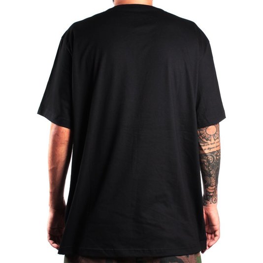 Camiseta Rock City Mini Logo Nac. Preto