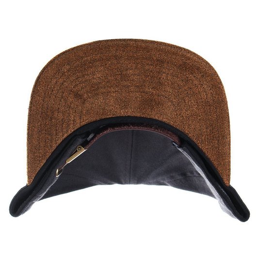 Boné Globe Back Suede Chumbo