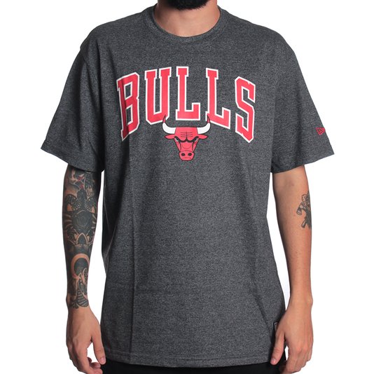 Camiseta New Era City Chicago Bulls Mescla