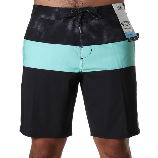 Bermuda Billabong Tribong Lt 19 Preto/Verde
