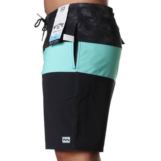 Bermuda Billabong Tribong Lt 19 Preto/Verde