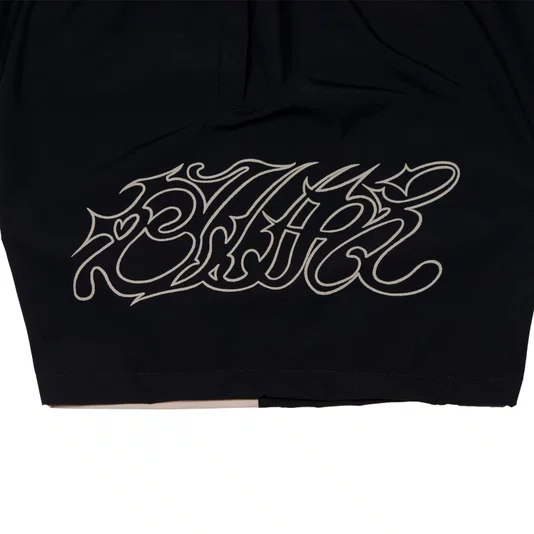 Bermuda Blunt Volley Lush Preto/Bege