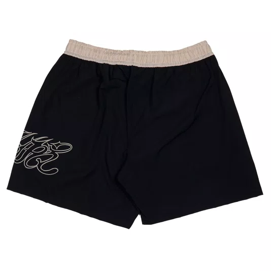 Bermuda Blunt Volley Lush Preto/Bege