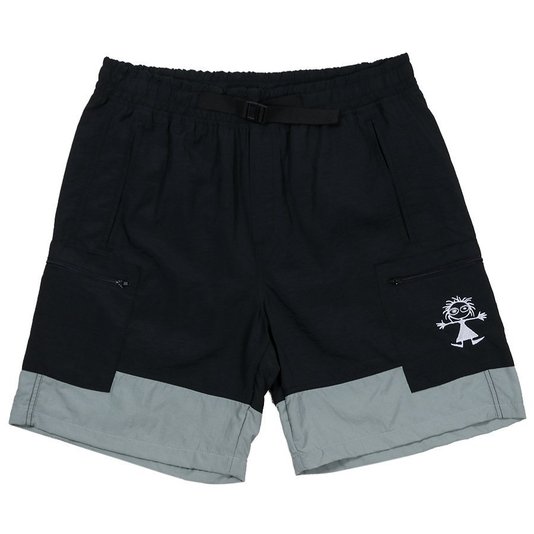Bermuda Child Short Parts Preto/Cinza