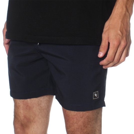 Bermuda Dahui Shorts Basics Azul Marinho