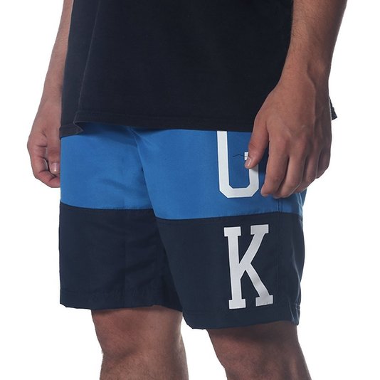 Bermuda DGK Shorts Break Amarelo/Azul