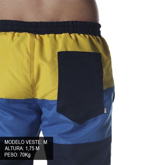 Bermuda DGK Shorts Break Amarelo/Azul