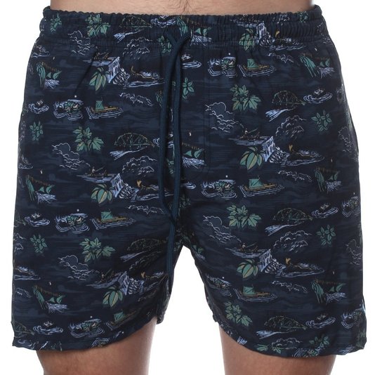 Bermuda Element Shorts River Rats Azul Marinho