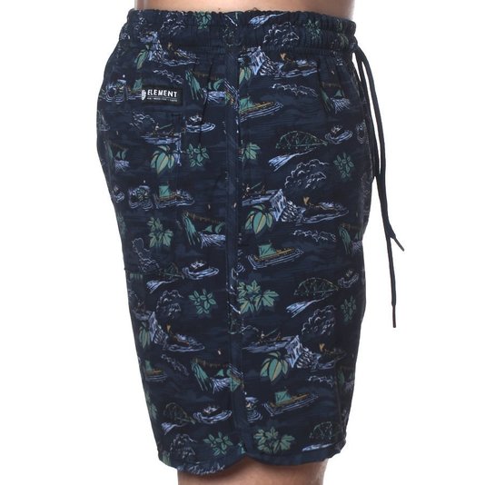 Bermuda Element Shorts River Rats Azul Marinho