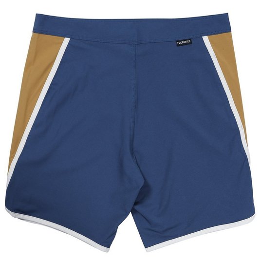 Bermuda Florence Burgee S2 Azul Marinho/Caramelo