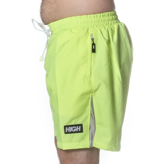 Bermuda High Company Adjustable Running Shorts Verde Limão