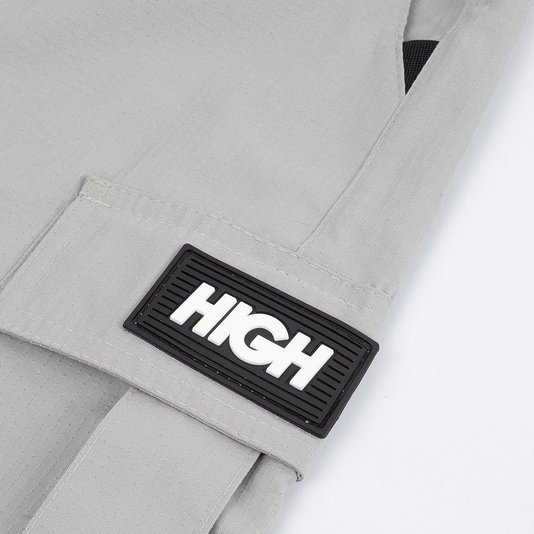 Bermuda High Company Ripstop Cargo Shorts Cinza