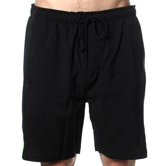 Bermuda Hurley Elástico Airflex Preto/Verde