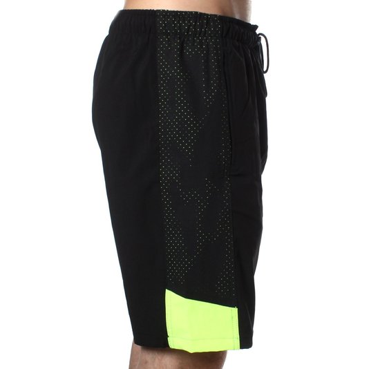 Bermuda Hurley Elástico Airflex Preto/Verde