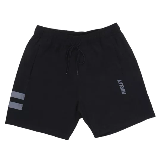 Bermuda Hurley Elastico Block Preto