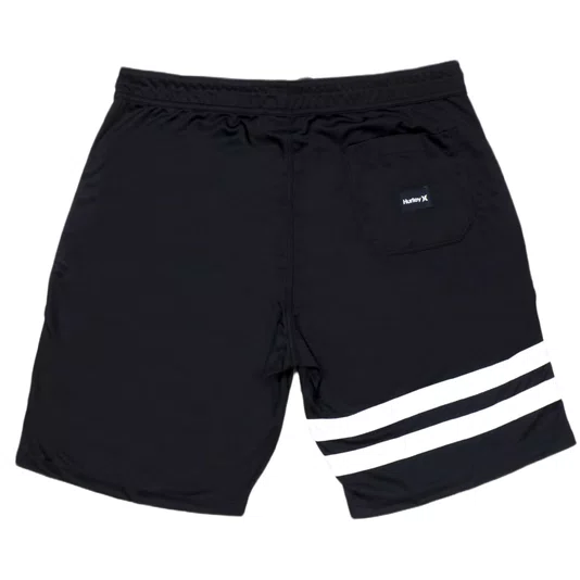 Bermuda Hurley Elastico Guetto Oversize Preto