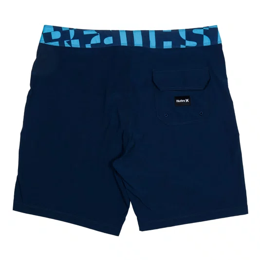 Bermuda Hurley Half Leters Azul Marinho