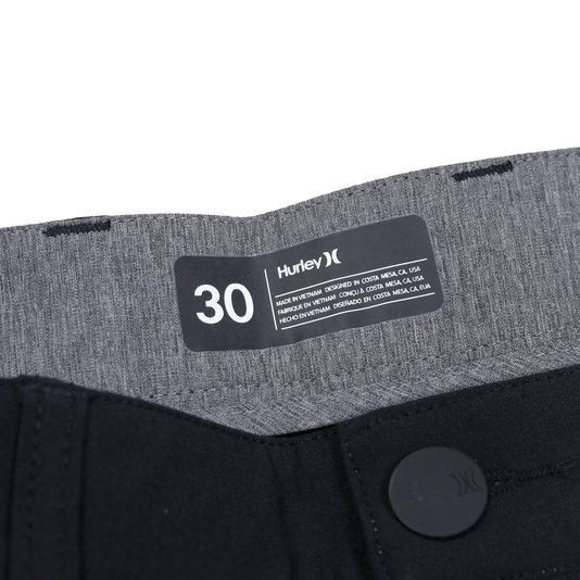 Bermuda Hurley Phantom 18 Walkshorts Preto
