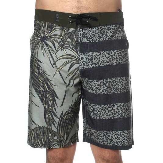 Bermuda Hurley Phantom Tiger Floral Verde Militar