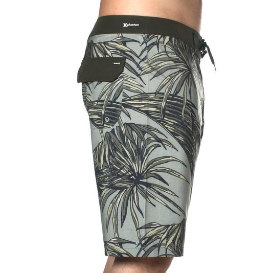 Bermuda Hurley Phantom Tiger Floral Verde Militar