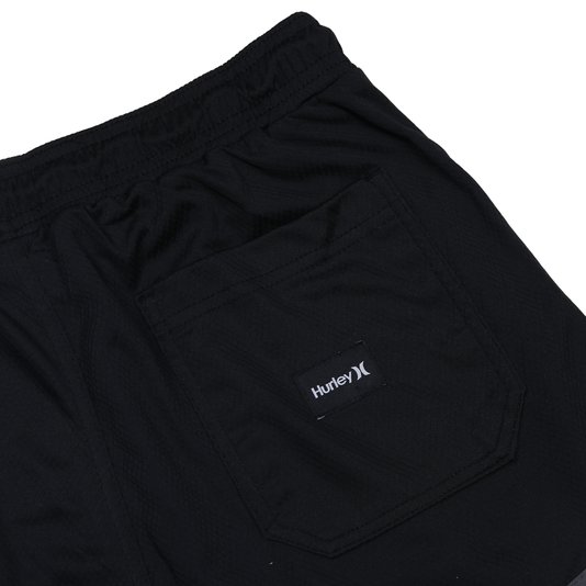 Bermuda Hurley Square Elastico Preto
