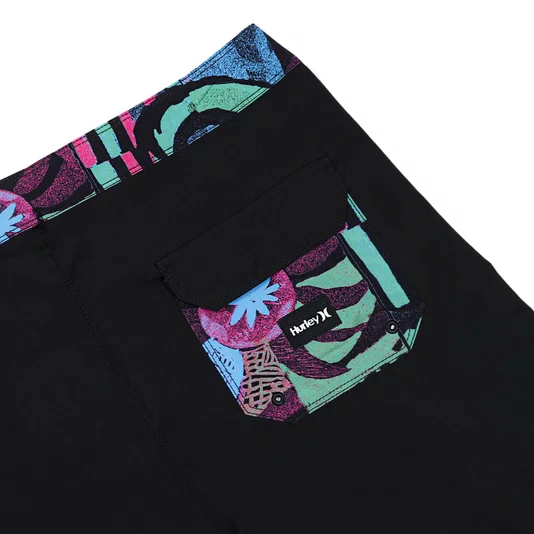 Bermuda Hurley Surf Noise Preto