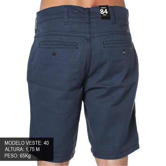 Bermuda Hurley WAlk Authentic Azul Marinho