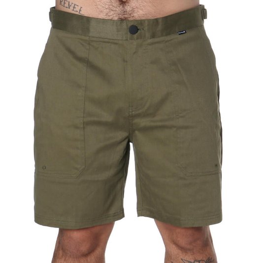 Bermuda Hurley Walkshort Df Trails Verde Oliva