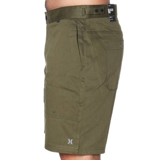 Bermuda Hurley Walkshort Df Trails Verde Oliva