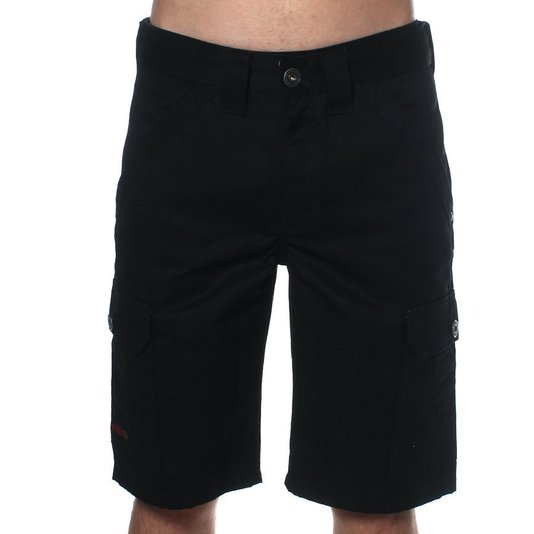 Bermuda Independent Sarja Confort Drimes Preto