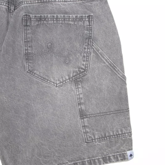 Bermuda Lrg Bad Gray Walk Denin Jeans/Cinza