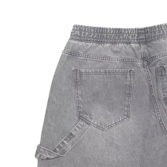Bermuda Lrg Bad Gray Walk Denin Jeans/Cinza