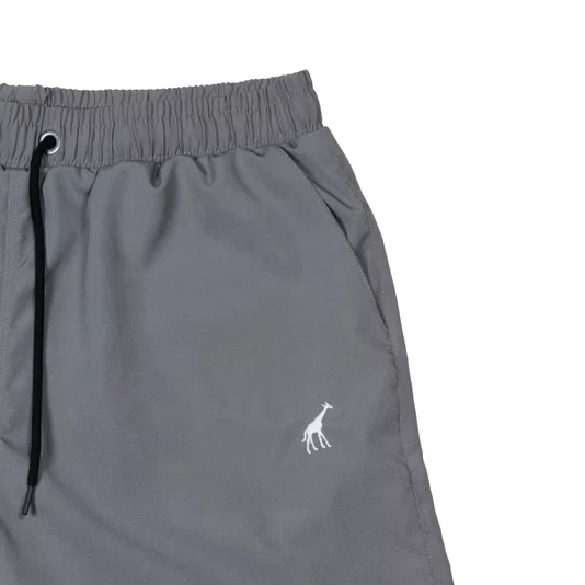 Bermuda Lrg Elástico 47 Cinza