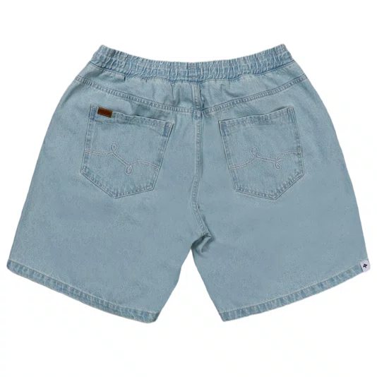 Bermuda Lrg Jeans Lifted Blue Walk Denin Jeans Claro