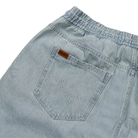 Bermuda Lrg Jeans Lifted Blue Walk Denin Jeans Claro