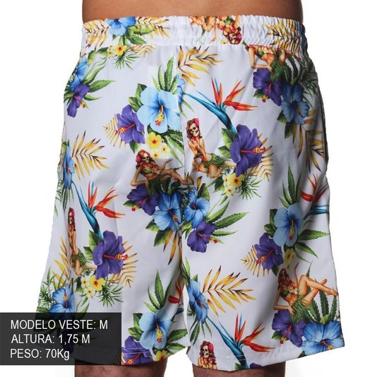 Bermuda LRG Short Strange Branco