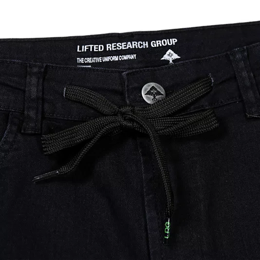 Bermuda Lrg Walk Blackout Denin Preto