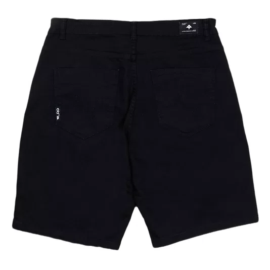 Bermuda Lrg Walk Blackout Denin Preto