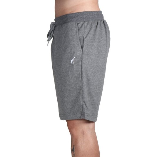Bermuda Lrg Walk Especial Giraffe Cinza Mescla