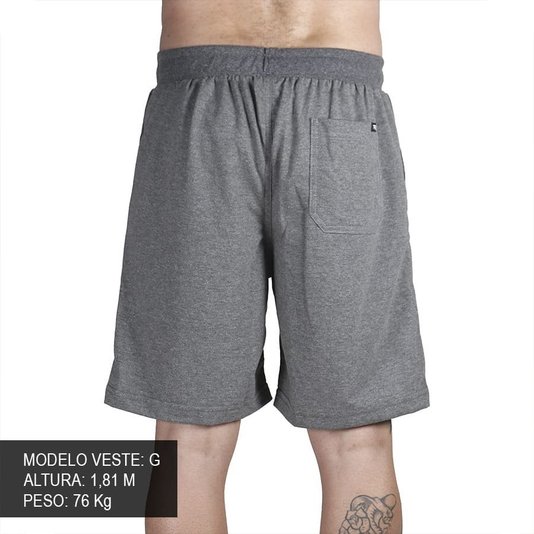 Bermuda Lrg Walk Especial Giraffe Cinza Mescla